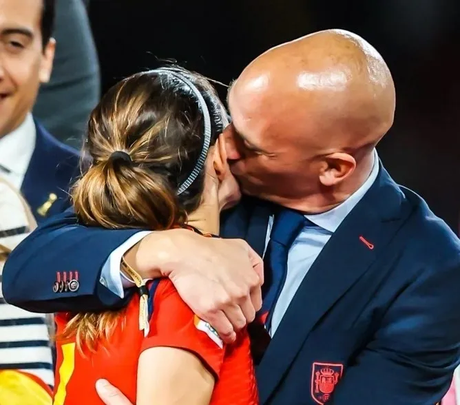 Emotional moment between two people