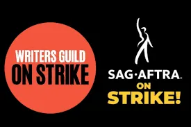 Strike announcement by Writers Guild and SAG-AFTRA