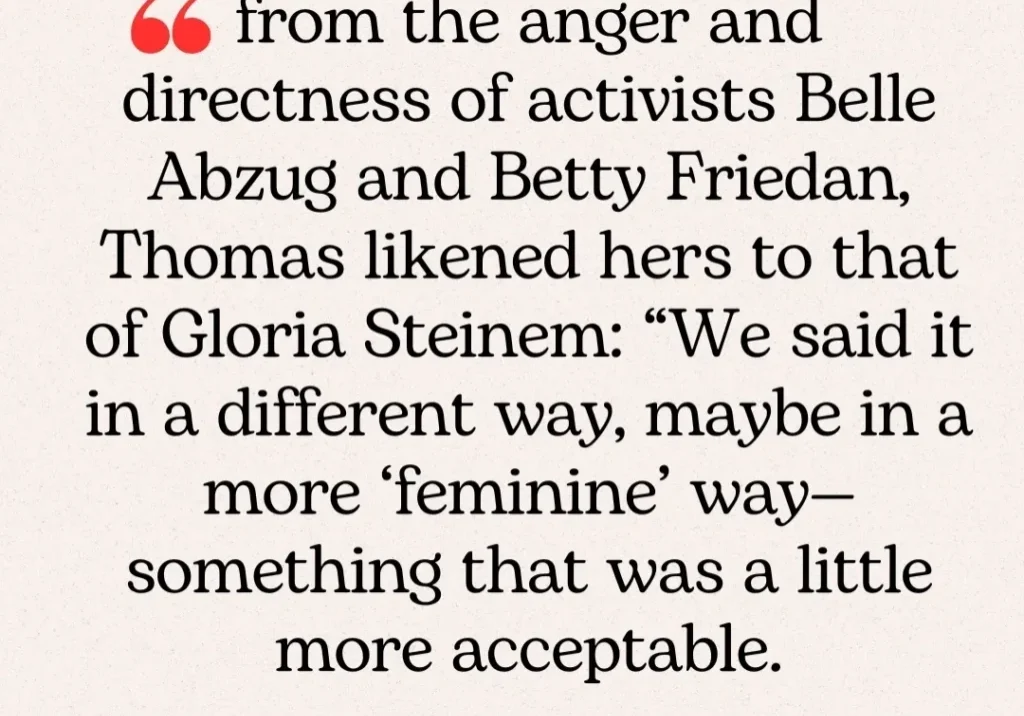 Marlo Thomas on activism style