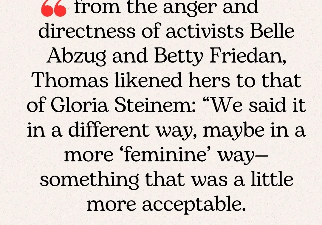 Marlo Thomas on activism style